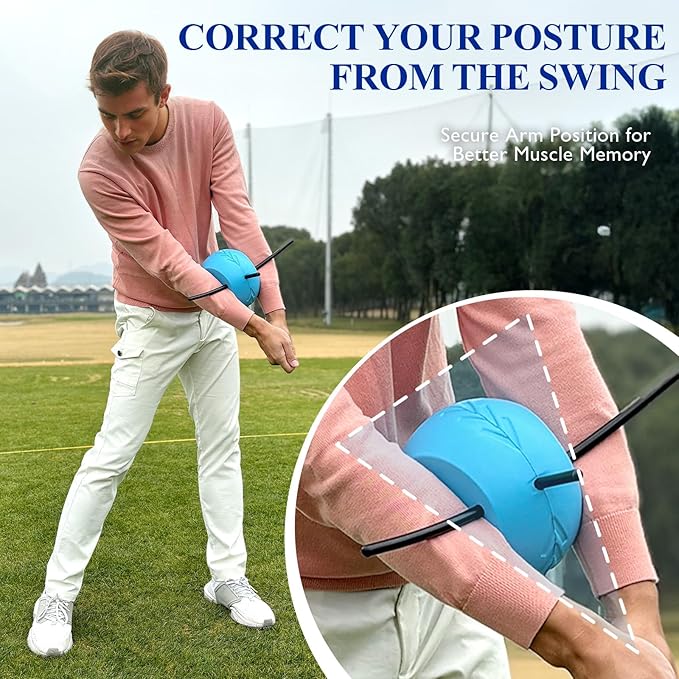 The Connector Golf Training Aid, Golf Swing Trainer for Posture Correction Practice, Golf Swing Training Aid