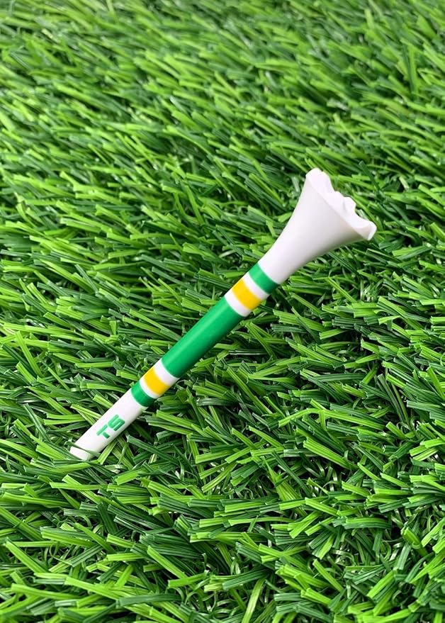 TRUESTRIKE Premium USA Golf Tees – 100-Pack Durable 3¼" / 2¾" Plastic Tees – Made in USA – Perfect Holiday Golf Gift