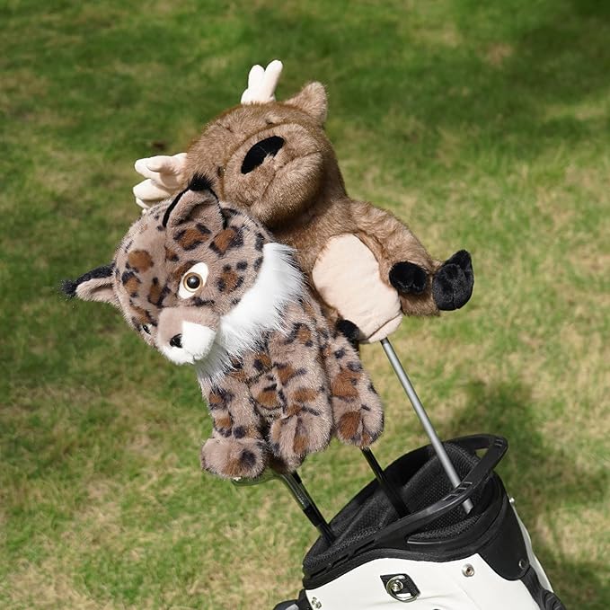 Funny Golf Driver Head Gover, Animal Golf Club Cover Ultra Premium Plush Tour Quality Driver Headcover for Men Women