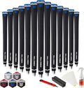 Rubber Golf Grips 13 Pack, Concise Fashion Design, Non-slip, Choose from 13 Grips Set or 13 Grips with Regripping Kit, Standard/Mid/Jumbo Size, 5 Colors Available, RG02 Golf Club Grips