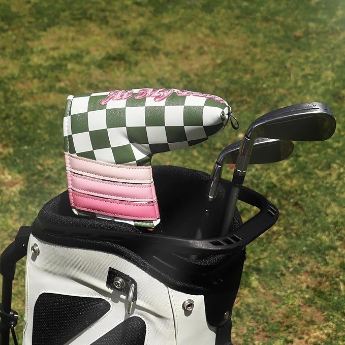 Craftsman Golf Club Cover Golf Head Cover for Driver Fairway Hybrid/Utility Woods Headcover Set Putter Head Cover for Mallet Blade DF3