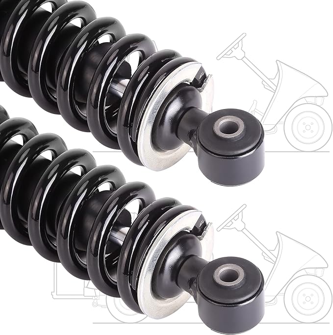 10L0L Golf Cart Rear Shock Absorber Assembly Fits for Yamaha G29 /Drive G&E Replaces OEM# JW2-F2210-10-00, Pack of 2