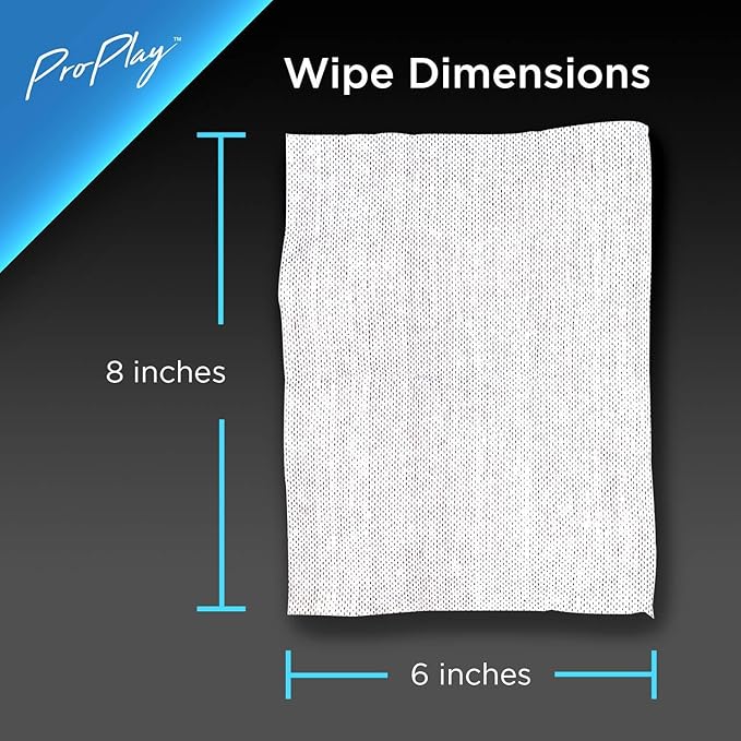 ProPlay Club Grip Cleaning Wipes | Powerful Cleaner Removes Grime, Dirt, and Sweat | Restore Tackiness of Golf Club Grips | Convenient, Resealable Pack - Unscented 3 Pack