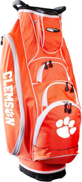 Team Golf NCAA Clemson Albatross Golf Bag Lightweight, 10-Way Club Divider, Spring Action Stand, Insulated Cooler Pocket, Velcro Glove and Umbrella Holder & Lift Assist Handles