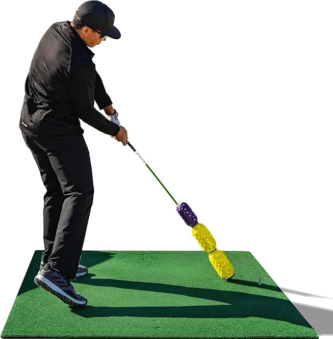 Aero Whip Shaft Tempo and Speed Golf Trainer, Flexible Shaft for Golf Training Aid, Great Golf Warm Up Tool, Swing Speed Air Resistance Training, Gain Up to 30 Yards On Your Drive