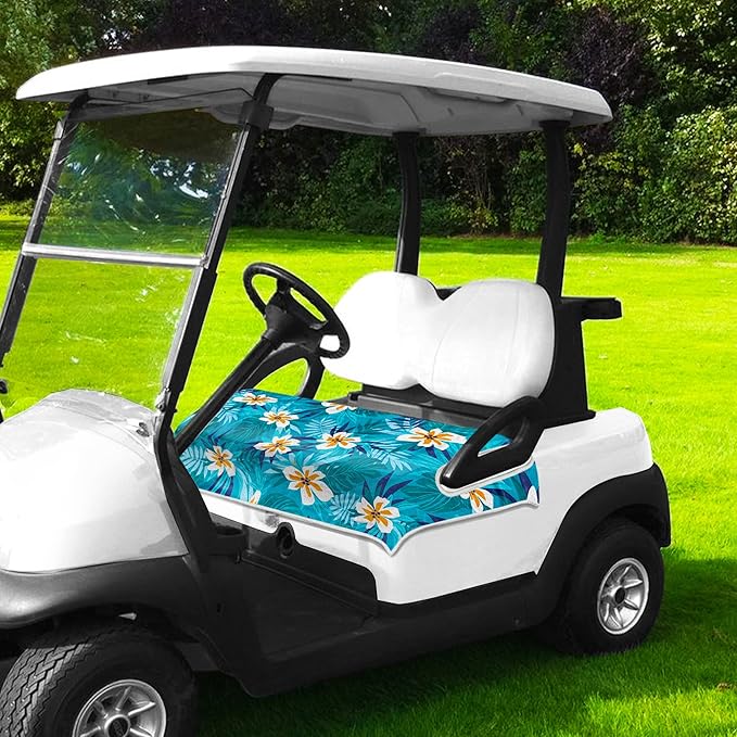 Golf Cart Seat Covers, Golf Cart Seat Towel Blanket, Suitable Yamaha, EZGO, Club Cars, Icon and More 2-Seats Cart, 100% Microfiber, Essential Golf Cart Accessories, 51'' x 31''