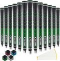 Rubber Golf Grips 13 Pack, High Traction, Non-Slip, Advanced Texture, Choose from 13 Grips or 13 Grips with Regripping Kit, Standard/Mid/Jumbo Size, 4 Colors Available RG01 Golf Club Grips