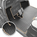 Xtreme Mats ICON Compatible, Full Coverage Golf Cart Floor Liner - Compatible with ICON Golf Carts (i20, i40) and Advanced EV (Gen1) - Beige Trim