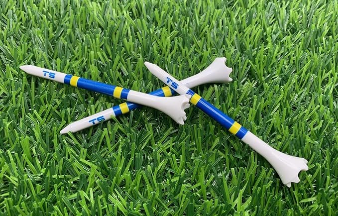 TRUESTRIKE Premium USA Golf Tees – 100-Pack Durable 3¼" / 2¾" Plastic Tees – Made in USA – Perfect Holiday Golf Gift