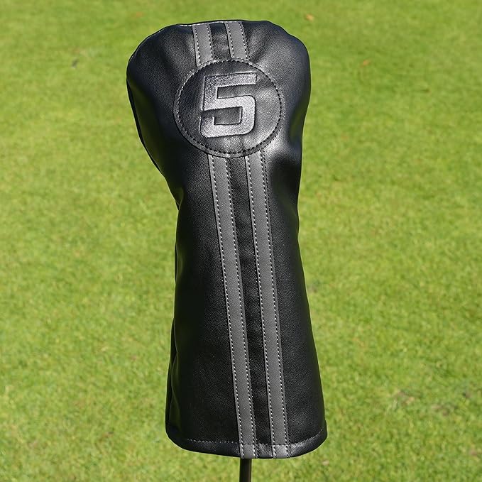 Single Headcover, Easy Slip-On Easy-Off Golf Club Head Cover, Fleece Lined Interior, Water Resistant and Durable Shell, Individual Retail Pack