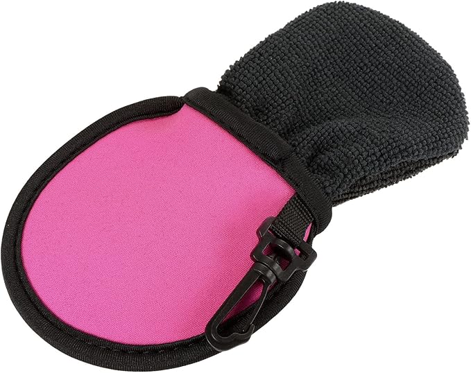 MECCANIXITY Golf Ball Cleaner Portable Pouch Pocket Washer Bag with Clips