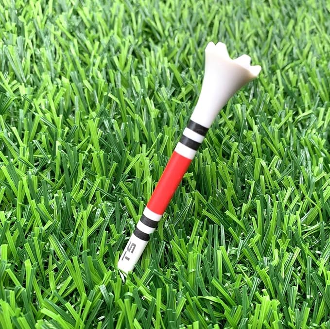 TRUESTRIKE Premium USA Golf Tees – 100-Pack Durable 3¼" / 2¾" Plastic Tees – Made in USA – Perfect Holiday Golf Gift