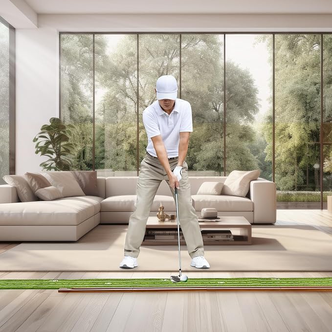 VEVOR Golf Putting Mat, Putting Green Indoor, Putting Matt for Indoors, Sports Spin n Putt Golf Game, Perfect Practice Putting Mat, Golf Putting Mats Practice Auto-Ball Return