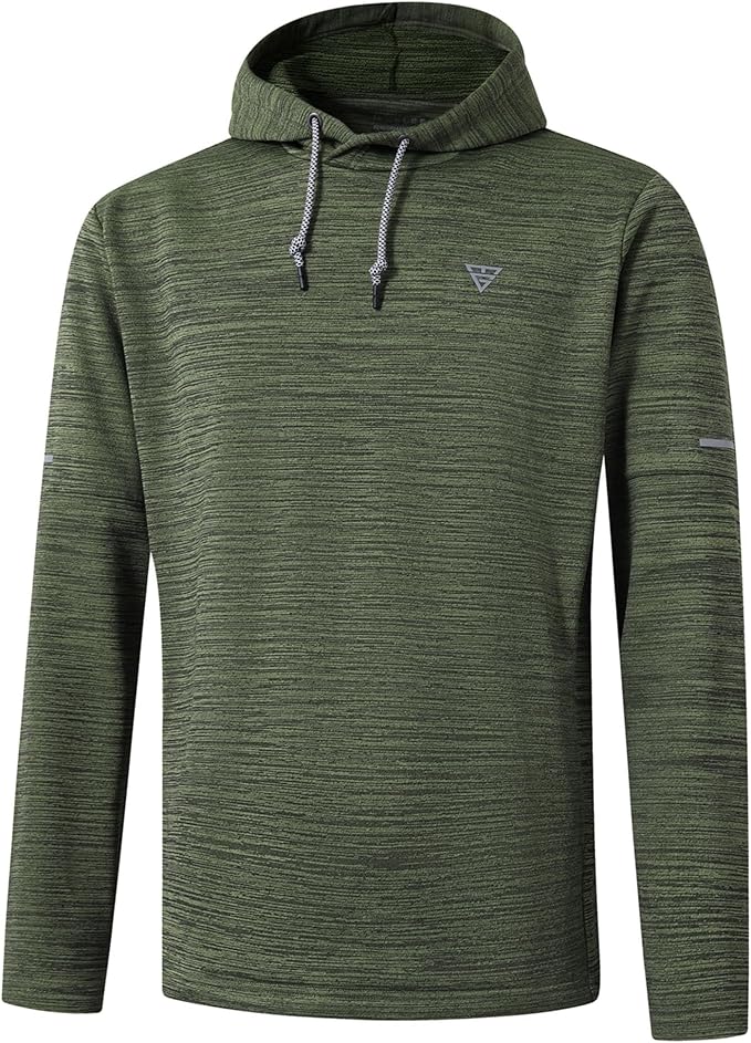 Hoodies for Men Golf Fleece Hooded Sweatshirts Dry Fit Athletic Lightweight Casual Midlayer Mens Hoodies Pullover