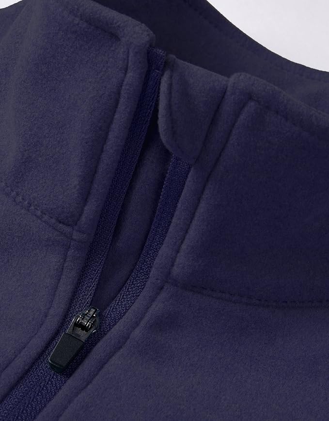 Willit Men's Fleece Pullover Winter Shirts Long Sleeve Quarter Zip Cold Weather Golf Hiking Casual Warm Shirts