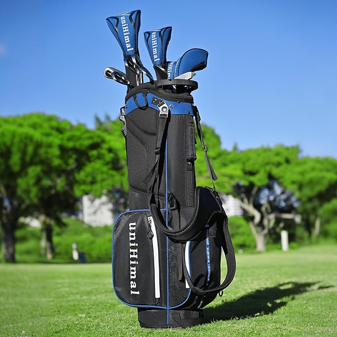 Men’s Golf Club Set, Right Hand – 13–16 Piece Complete Set with Driver, Woods, Hybrids, Irons, PW, SW, Putter, Stand Bag and Headcovers