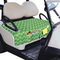 Golf Cart Seat Covers, Universal Golf Cart Seat Towel Blanket with 4 Front Pockets & Nonskid Bottom Fits for EZGO, Yamaha, Club Car and More 2 Person Seats Golf Carts