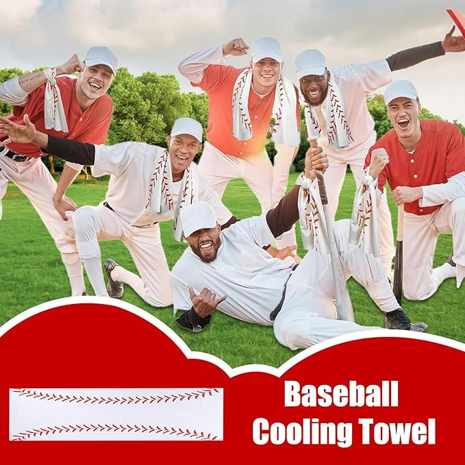 Baseball Towel, Sweat Workout Rag for Gym Sports Outdoors, Breathable Quick-Dry Towel Running Yoga Golf, Women and Men Athlete Accessory, Lightweight Fitness Cooling for Training Team Practices,