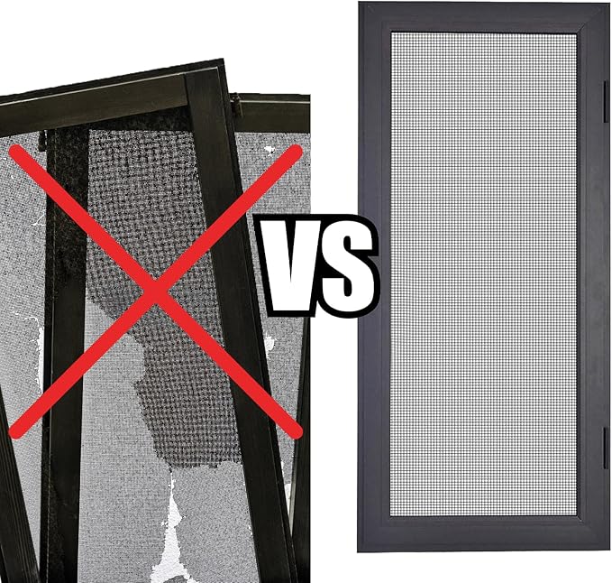 Fiberglass Window Screen Mesh Roll - 48"x100', Easy-to-Cut Screen Door Mesh for Windows, Pool, Porch Durable Mesh Replacement Option