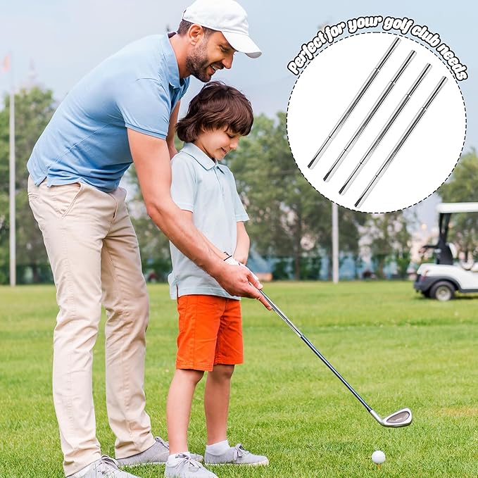8 Pcs Golf Club Extensions Iron Putter Golf Shaft Extension for Iron Wooden Club Putters Parts