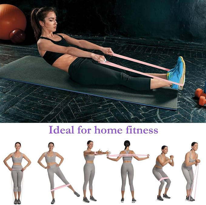 8 Pcs Resistance Bands Pull up Bands Pull up Assistance Bands Exercise Workout Bands for Working Out Muscle Training Physical Therapy Muscle Training Men and Women