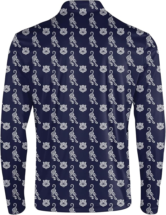 Men's Long Sleeve Golf Shirt Quick Dry 3 Button Work Fishing Outdoor Casual Collar Shirt