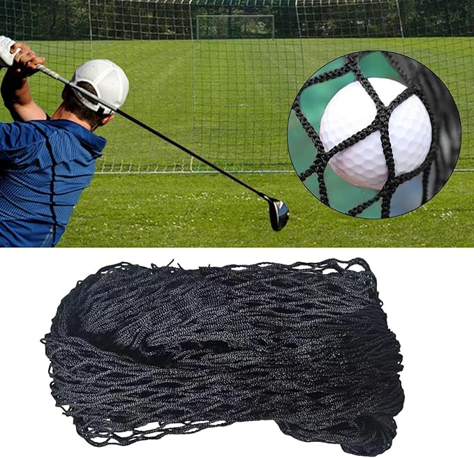 Golf Practice Net Sports Barrier Portable, Easy Installation, Multipurpose, Backstop Sports Netting for Soccer