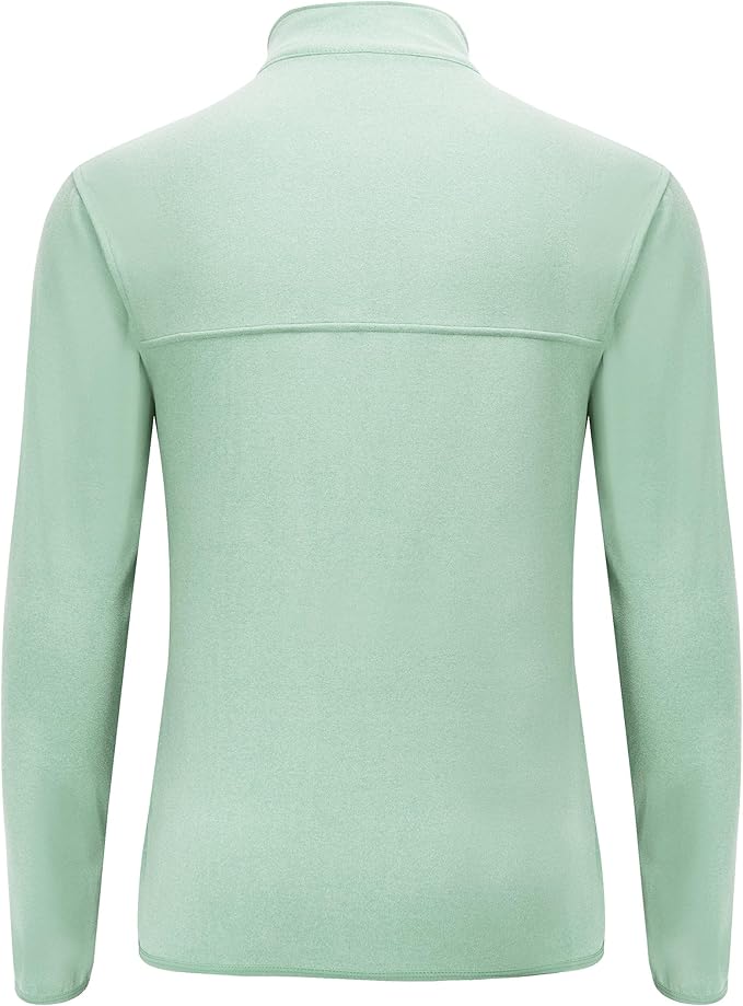 Willit Men's Fleece Pullover Winter Shirts Long Sleeve Quarter Zip Cold Weather Golf Hiking Casual Warm Shirts