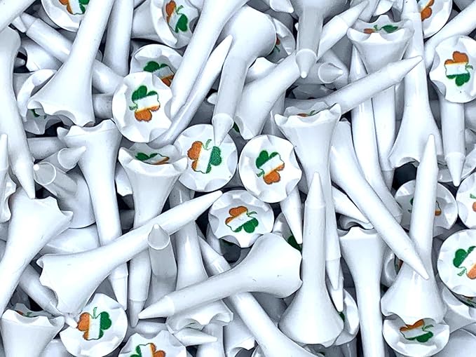 TRUESTRIKE Premium USA Golf Tees – 100-Pack Durable 3¼" / 2¾" Plastic Tees – Made in USA – Perfect Holiday Golf Gift