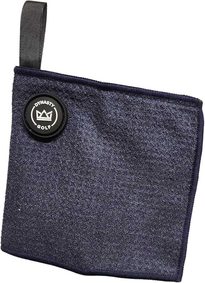 Small Magnetic Golf Ball Towel - Greens Towel & Pocket Golf Towel with Magnet - Golf Ball Cleaner for Around The Green