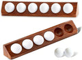 2-Pack Wooden Golf Ball Display Case & Holder - Wall Mount/Tabletop Versatile Hidden Installation for Collector's Balls & Premium Gift (Office/Home Decor)