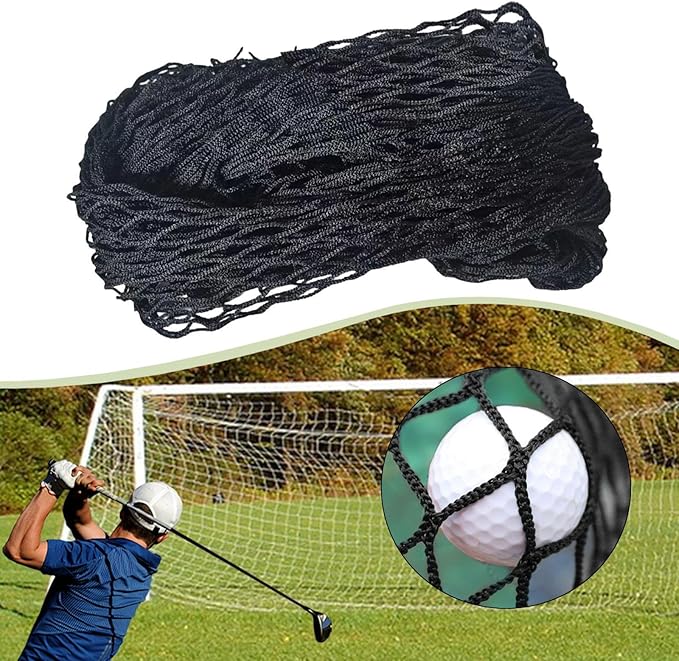 Golf Practice Net Sports Barrier Portable, Easy Installation, Multipurpose, Backstop Sports Netting for Soccer