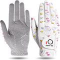 FINGER TEN Non Slip Golf Gloves Women 2 Pack for Left Right Handed Golfers, All Weather Grip & Comfortable Glove for Serious Performance, Fit Size Medium Small Large
