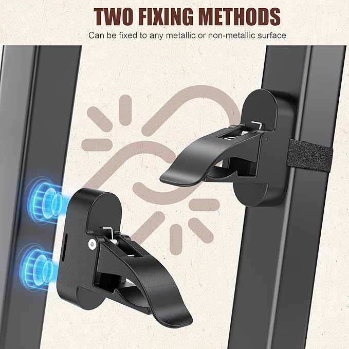 Lunira Universal Magnetic Holder for Golf Carts, Single-Handed Operation, Equipped with Powerful Magnets and Non-Slip Straps, Scratch-Resistant, Comes with a Gift Box, for Golfers