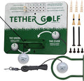 Tether Golf Indoor & Outdoor Golf Game - Unique Golf Game for The Family to Enjoy - Use Your Favorite Putter or Toss by Hand to Score and Have Fun - Great Golf Gift for Dad!