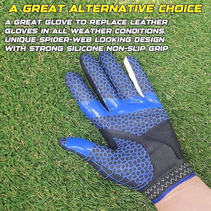 J&S Sporting Spider Grip Nonslip Golf Gloves for Men, Mens Golf Glove for Right Handed Golfer