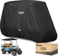 10L0L 2/4/4+2 Passenger Golf Cart Cover Upgrade Extended Roof, 600D Waterproof Snowproof Windproof Sunproof Durable Full Golf Cart Covers for Yamaha,EZGO,Club Car and Other