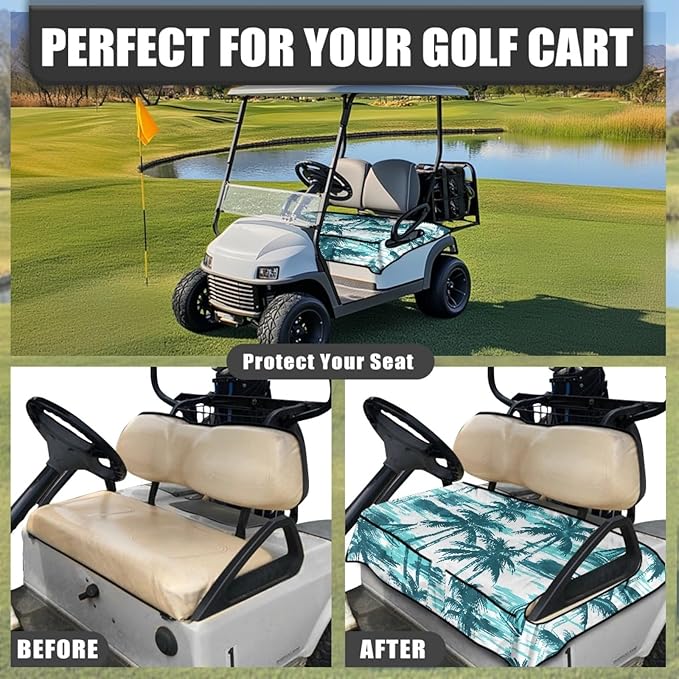 Golf Cart Seat Covers Universal Golf Cart Seat Cover Blanket Cushion Cover Sports Golf Cart Accessories