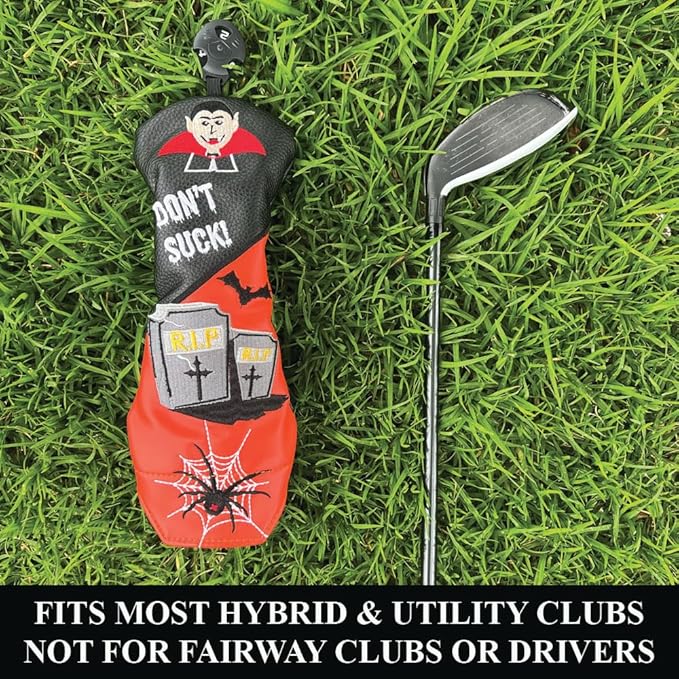 Giggle Golf Utility/Hybrid Head Cover, Colorful Club Covers for Men & Women