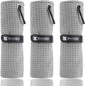 Handy Picks Microfiber Golf Towel (16" X 16") with Carabiner Clip, Waffle Pattern Golf Towel Hook and Loop Fastener - The Convenient Golf Cleaning Towel