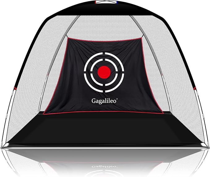 Gagalileo Golf Target Cloth: Protective Net Portable Easy Setup with S-Hooks & Ropes Indoor Outdoor Practice All Golfers Training Accuracy for Backyard Garage