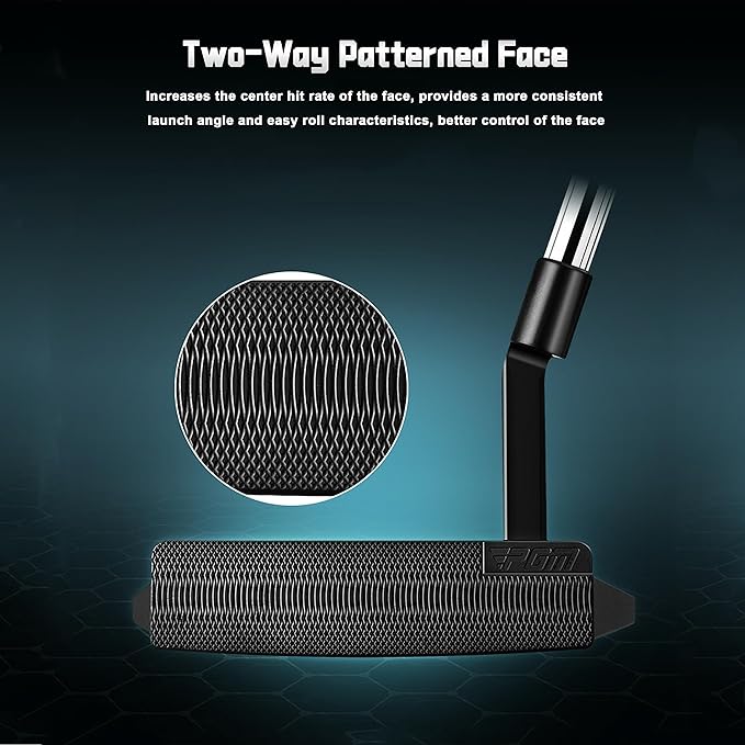 PGM Golf Putter Club with Aircraft-Grade Aluminum and CNC Craftsmanship for Ultra-Low Center of Gravity