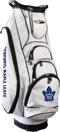 Team Golf NHL Toronto Maple Leafs Albatross Golf Bag Lightweight, 10-Way Club Divider, Spring Action Stand, Insulated Cooler Pocket, Velcro Glove and Umbrella Holder & Lift Assist Handles