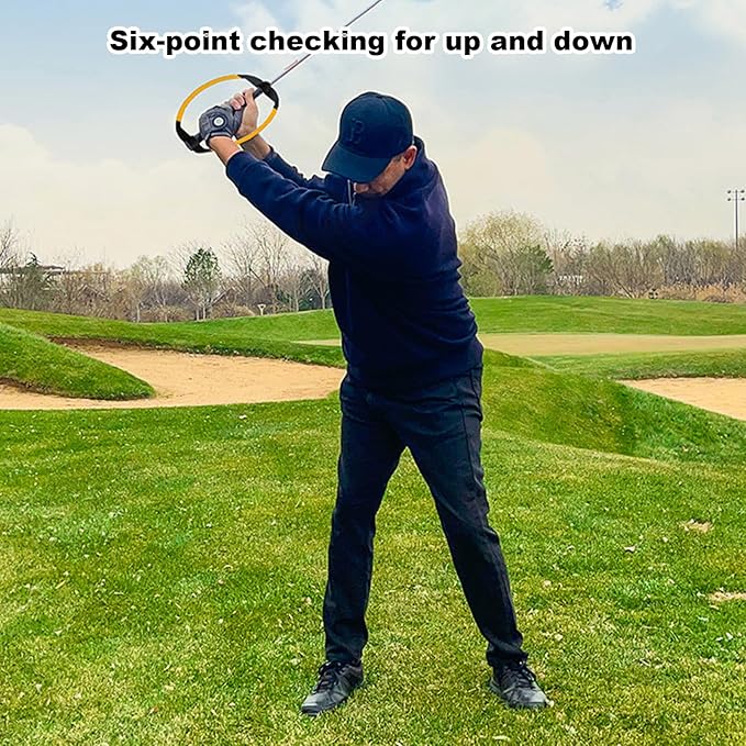 Golf Swing Trainer,Warm Up Tool,Golf Chipping Training Aid | for Indoor Outdoor Home Backyard Garage Driving Range Putting Green Course