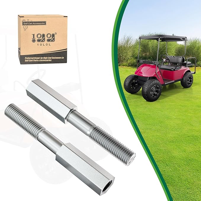 Shock Extension Rod Kit for EZGO TXT Club Car with Lifts Kit or Other Modifications to Raise The Body, OEM 70928-G01, 76418-G01, 70630-G01
