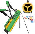 Golf Stand Bag,Lightweight Small Golf Bag,Medium Golf Carry Bag, 2-3Way Divider Men and Women with Adjustable Shoulder Strap Multiple Pockets with Golf Putter Covers