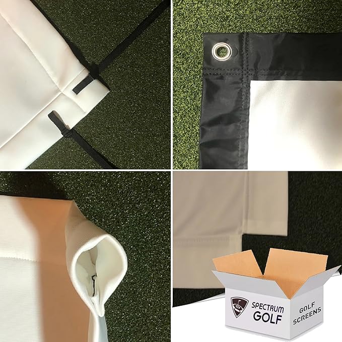 SPECTRUM GOLF SIMULATORS- Golf Impact Screen Poly Spacer for Golf Simulator-RAW Material-US Made-Fits Most Golf Cages