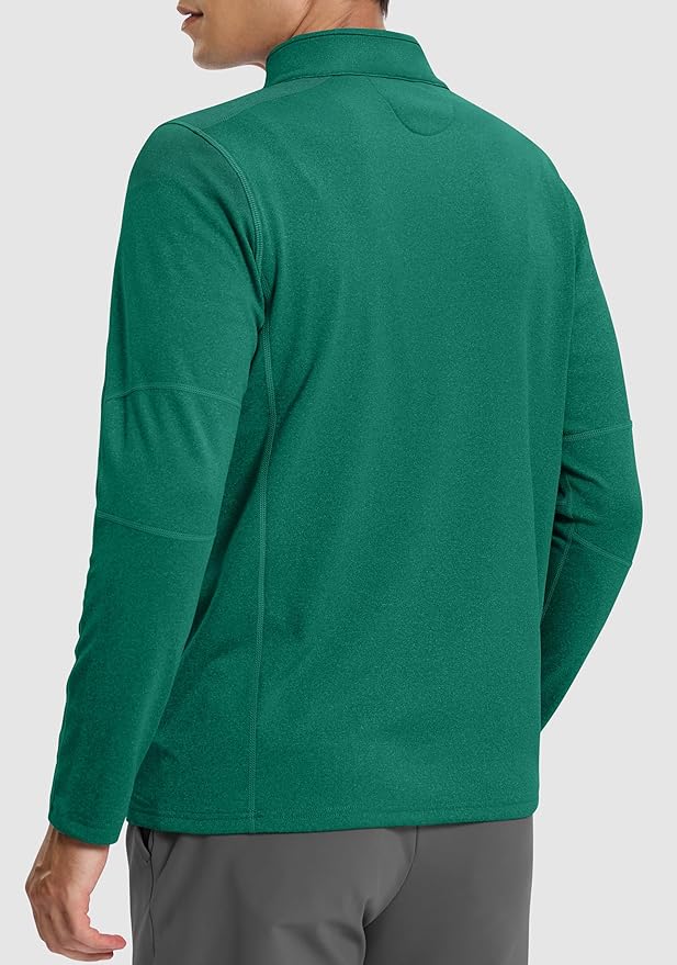 G Gradual Quarter Zip Pullover for Men Fleece Lined Sweatshirt Long Sleeve Winter Golf Shirt Mock Neck Polo Running Sweater