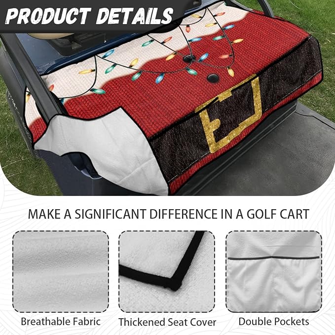 Golf Cart Seat Covers Universal Golf Cart Seat Cover Blanket Cushion Cover Sports Golf Cart Accessories