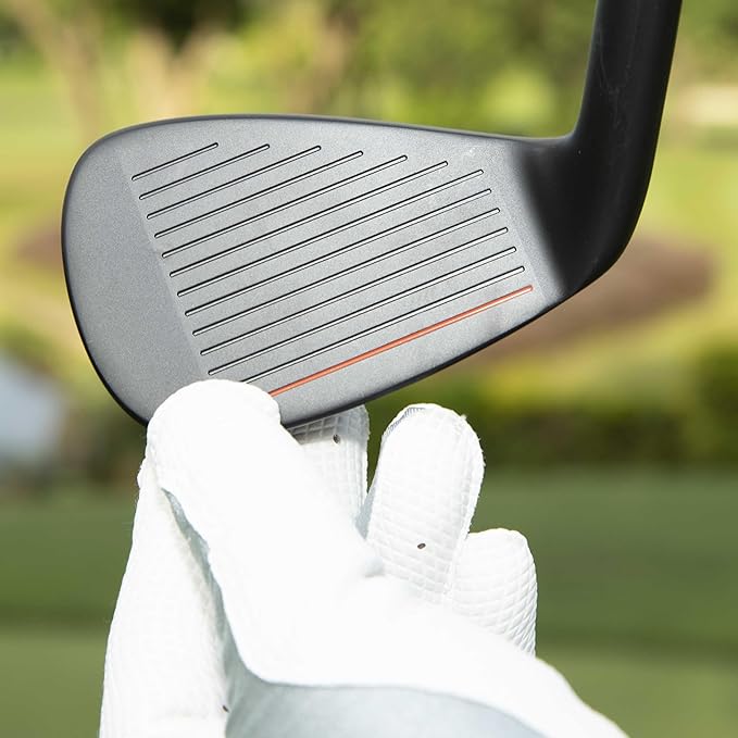 PGM 19 Piece Men's Complete Golf Club Sets - Ultra-Thin Face Titanium Driver (0.85+ COR), High COR Fairway Woods, Forged Irons, Precision CNC Milled Putter, with Stand Bag - Right Handed
